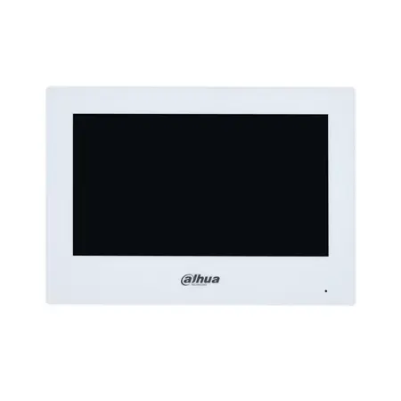 [VIHK-MON7"-INT-B-2F] Moniteur pour interphone vidéo, Ecran TFT de 7", Audio Bidirectionnel, 2 fils, WiFi, SIP Blanc HIKVISION