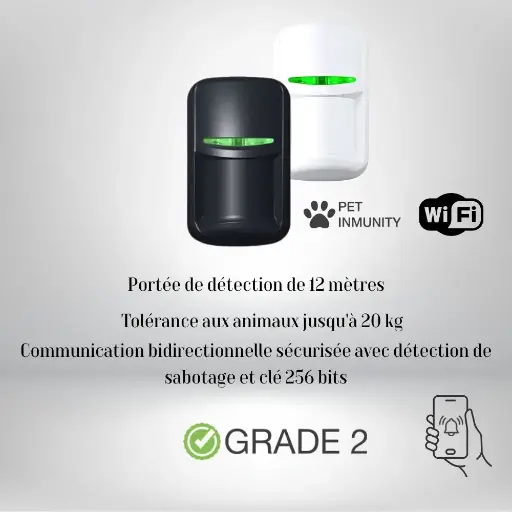 [AUP-PIRINT-018] Détecteur PIR avec anti-animaux pour alarme U-PROX