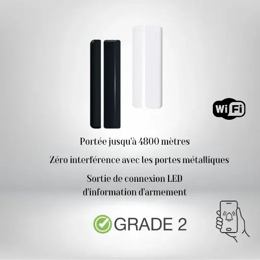 [AUP-CON-027] Contact magnétique porte/fenêtre pour alarme U-PROX  