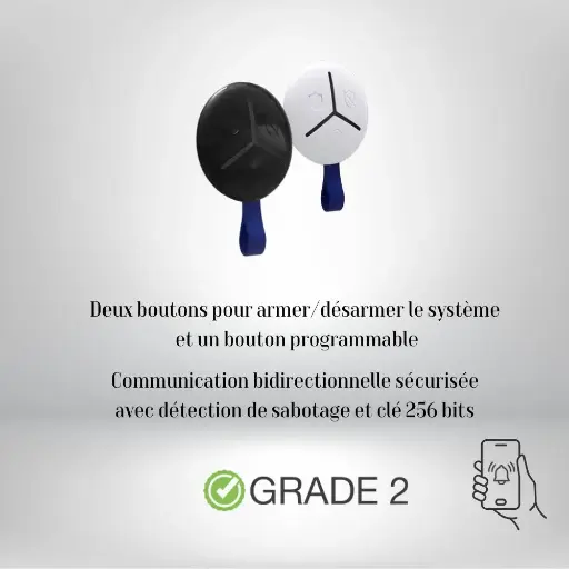 [AUP-TEL-032] Télécommande U-Prox avec 3 boutons  