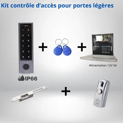 Kit contrôle d'accès autonome 1 porte